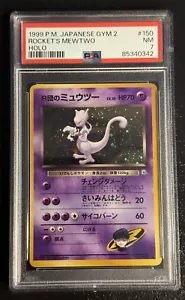 Pokemon TCG Rocket’s Mewtwo #150 Gym 2 Japanese PSA 7 Holo Rare Gym Challenge - Picture 1 of 2