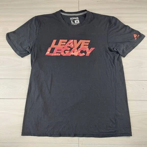 Camiseta Adidas Ultimate Para Hombre Grande Negra Leave Legacy Manga Corta Cuello Redondo - Imagen 1 de 8