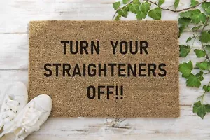 ¡Enderezadores de tapete de puerta de coco planchado! Alfombra de coco 70 x 40 - Imagen 1 de 4