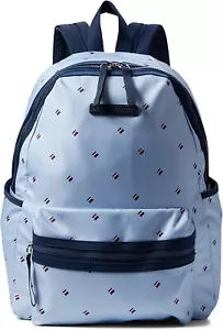 Women's Tommy Hilfiger Portland Print Backpack Breezy Blue Critter - NEW $128 - Picture 1 of 6