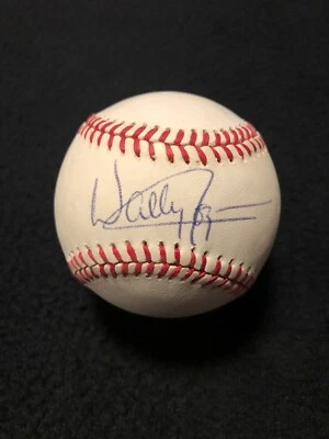 WALLY JOYNER AUTOGRAPHED MAJOR LEAGUE BASEBALL HAND SIGNED IN PERSON CLEAN! - Image 1 of 2