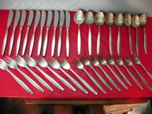 33 PIECES BSF BREMER SILBERSCHMIED GERMANY FORKS,SPOONS,KNIVES BOX 16 - Picture 1 of 6