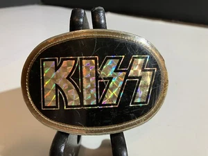 Vintage Kiss Belt Buckle Black Prism 1977 Pacifica - Picture 1 of 8