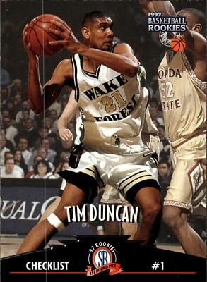 1997 Score Board Rookies #61 Tim Duncan - Image 1 of 2
