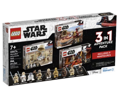 LEGO Star Wars 66674 Disney 3 in One Skywalker Adventures Pack. Rare Combo Pack - Image 1 of 3