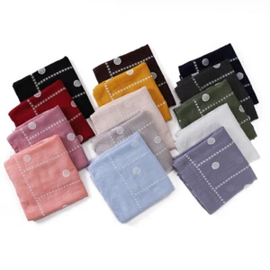 Moda Suave Algodón Hiyab Musulmán Estampado Chales Malasia Bufanda Envoltura Pañuelo - Imagen 1 de 22