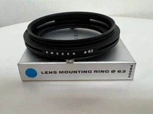 【Near MINT w/box 】HASSELBLAD 40684 lens mounting ring 63mm diamter adapter  #491 - Picture 1 of 7