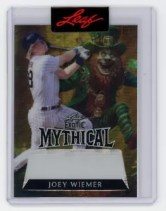 2023 Leaf Exotic Mythical Joey Wiemer Leprechaun 1/1 Pre-Production Proof - Bild 1 von 2