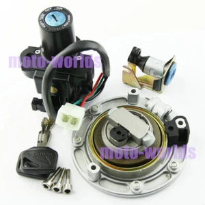 Ignition Switch Key Fuel Cap Set for Honda CBR600F PC35 99-06/CBR600F4 F4I 01-06 - Picture 1 of 5