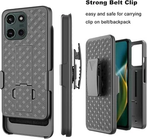 For Moto G 5G /G Power/G Stylus 5G 2025 Case Combo Belt Clip Holster w/Kickstand - Picture 1 of 8