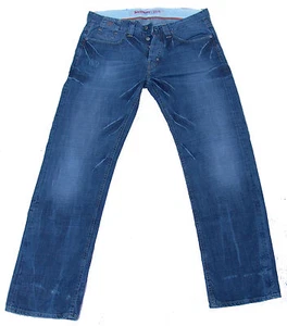 AUTHENTIC BELSTAFF BLACK PRINCE NEW SLOPER JEANS PANTS DENIM EU 33 - Picture 1 of 7