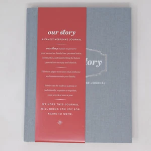 Our Story Family Keepsake Journal Morrow Gift Hardcover Diary Heritage Tree New - Foto 1 di 15
