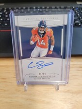2018 National Treasures Courtland Sutton Rookie On Card Auto 84/99 Denver...