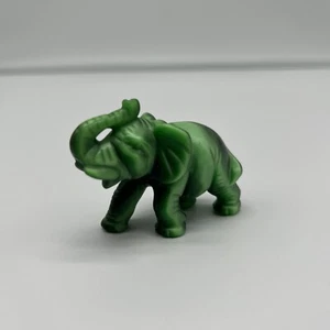 Estatuilla de elefante de cristal verde Chatoyance - Envío gratuito - Imagen 1 de 6