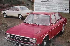 PUBLICITÉ DE PRESSE 1970 AUDI 100 LS VOITURE DE LUXE - Picture 1 of 1