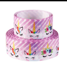 Unicorn Ribbon 38mm wide 1m long