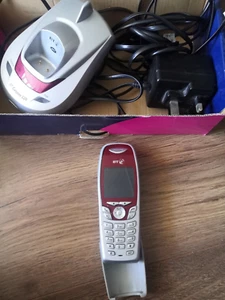 BT Cordless Phone Single Phone With Main Base + Extra Charger Base - Calypso 120 - Zdjęcie 1 z 5