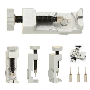 Metal Watch Band Strap Bracelet Link Pin Remover Repair Tool Kit Set Adjustable - Picture 1 of 10