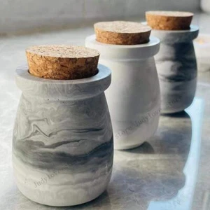 Tarro Silicona con Tapas Pequeño Multicolor Moderno para Azúcar Sal Suave Redondo Decoración - Imagen 1 de 25