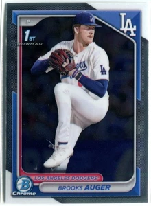 BROOKS AUGER 2024 Bowman Chrome Draft #BDC-192 QTY - Picture 1 of 2