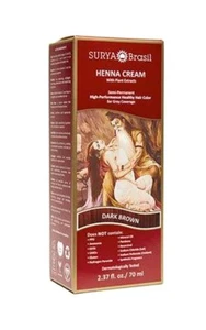 Henna Dark Brown Cream 2.31 Oz. 4 Pack - Picture 1 of 2