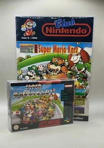 SUPER MARIO KART SNES FANSET ERSTAUFLAGE CIB + CLUB NINTENDO MAGAZIN 1992 - Bild 1 von 17