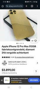 Iphone 12 Pro 512 GB LIMITED EDITION 24 Karat GOLD. - Afbeelding 1 van 6