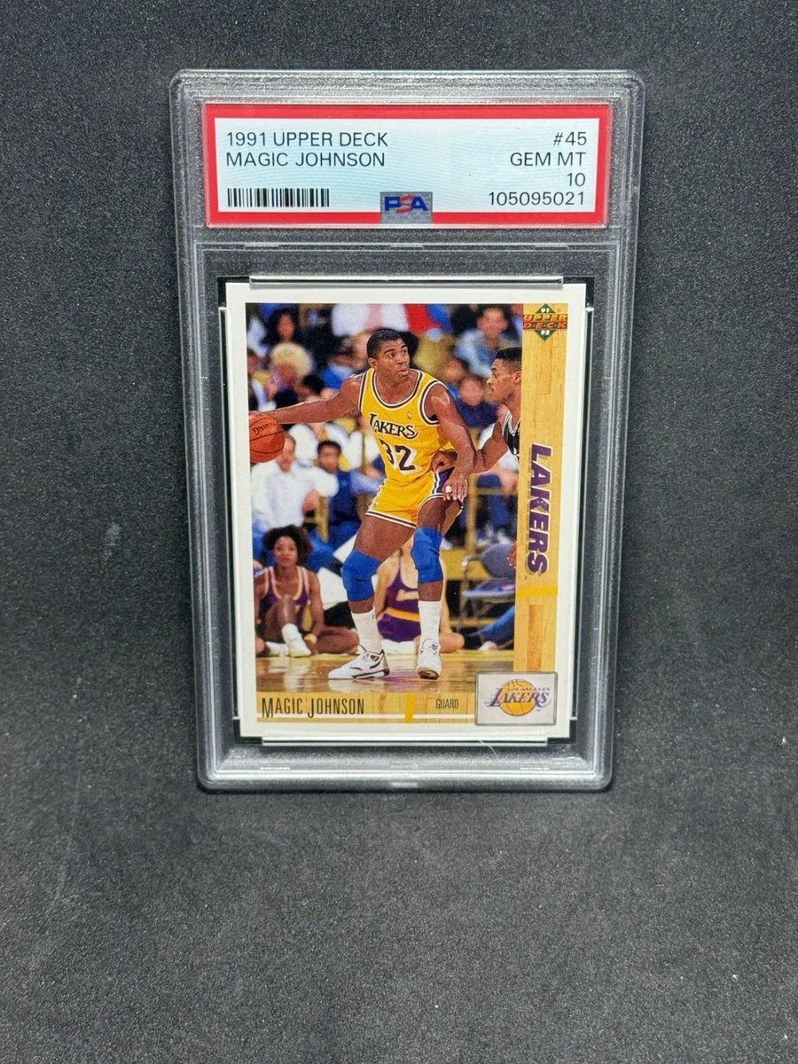 Magic Johnson 10 Graded Basketball Trading Cards & Accessories for