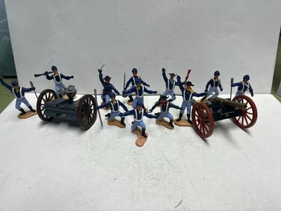 Timpo Swoppet Toys 54 mm EE. UU. 7º Calvario Artillería Lote #3 14 piezas Foto 1 de 4