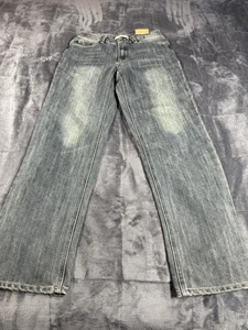Route 66 Denim Jeans Youth 14 Blue Straight Leg Classic Skull Pocket Med Wash - Picture 1 of 12