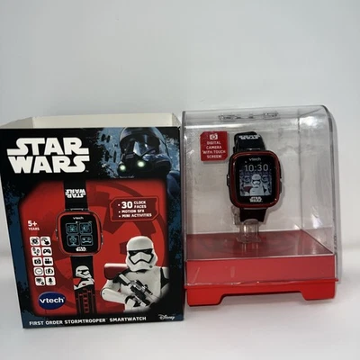 VTech - Reloj inteligente Kidizoom Star Wars Stormtrooper - Negro/Rojo Foto 1 de 2