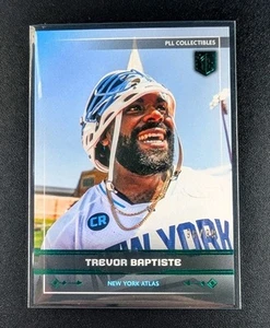 Trevor Baptiste 2025 Premier Lacrosse League Fieldside PLL #1 Green Foil #96 /99 - Picture 1 of 2