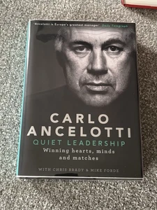 Carlo Ancelotti Quiet Leadership Chelsea Real Madrid Brazil Manager Signed Book - Picture 1 of 5