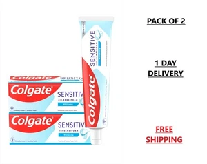 Colgate Sensitive Sensifoam Teeth Whitening Toothpaste 75ml X2 - Fluoride... - Picture 1 of 5