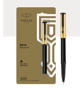 Parker Beta Premium Ball Pen Chrome Trim (Pack Of 5) - Picture 1 of 3