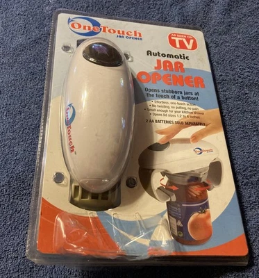 Abridor de tarros automático One Touch/usado/nunca usado/requiere 2 pilas AA Foto 1 de 3