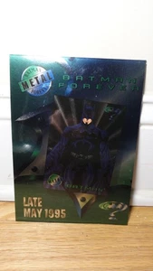 BATMAN FOREVER METAL 1995 PREMIERE MOVIE ART EDITION PROMO CARD 5x7 - Picture 1 of 2