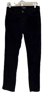 Pantalón Chaps Pana Mujer 6 Azul Marino Algodón 5 Bolsillos Lavado Oscuro Pierna Recta Foto 1 de 4