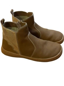 Livie And Luca Spark Girls Ankle Boots 1Y Leather Brown Zip - Picture 1 of 6