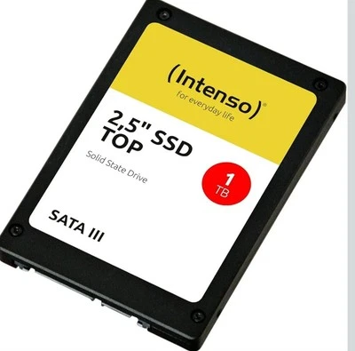 Intenso SSD interne Festplatte Top High-Speed 3D-Nand 2,5 Zoll 1TB SATA III - Bild 1 von 2