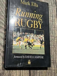 Running Rugby Hardcover Book by Mark Ella SIGNED foreword by David Campese - Picture 1 of 5