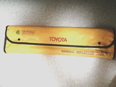 Vintage JDM TOYOTA Genuine 70~80s Roadside Reflector emergency flare MD in Japan - Image 1 of 4