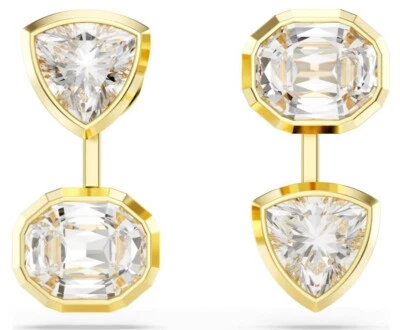 Chaquetas pendientes Swarovski Imber nuevas con etiquetas, cortes mixtos, chapadas en tono dorado - 5705461 Foto 1 de 4