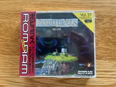 BRAND NEW! Populous PC Engine TurboGrafx Turbo Duo CoreGrafx - Image 1 of 4