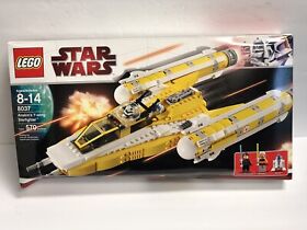 New LEGO Star Wars 8037 Anakin's Y Wing Starfighter 570 Piece Set Damaged Box 