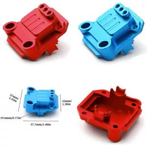 Metal Gearbox Shell Transmission Cover For Tamiya TA01 TA02 DF01 RC Car - Picture 1 of 10