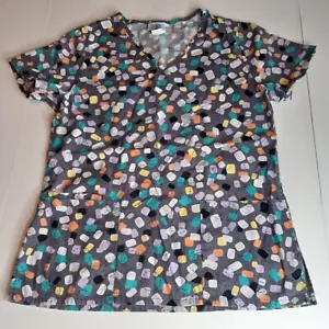 SB Scrubs Women's Size S Small Multicolored 100% Cotton - Picture 1 of 8