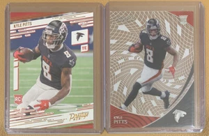 2x 2021 Panini Rookie Cards #210 & #CVR-4 Kyle Pitts Falcons RC - Picture 1 of 2