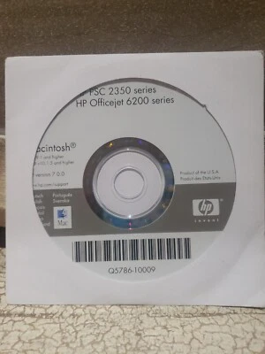 HP PSC 2350 Series HP OfficeJet 6200 Series Printer Install CD MAC 2004 - Image 1 of 4