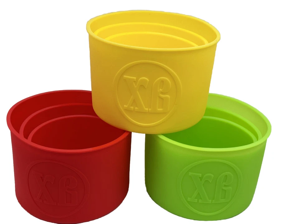 3tlg.Set Backformen Silikon Kulitsch Osterbrot Ø 14/12/9,5cm  кулич Пасха - Bild 1 von 1